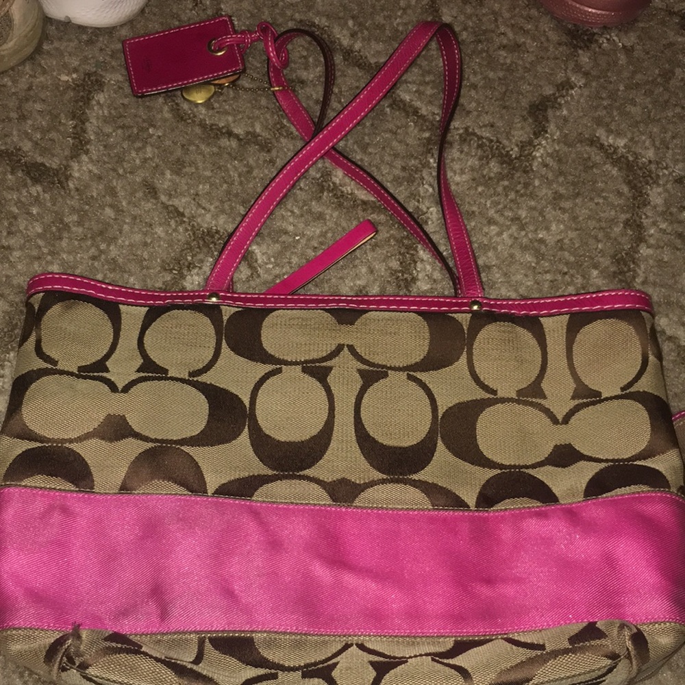 Coach tote and wallet